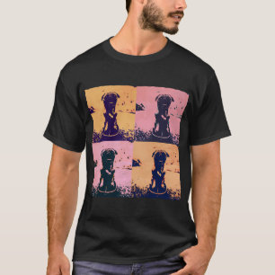 Camiseta Cachorro Pug Skate Pop Art