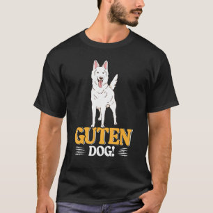Camiseta Cachorro Pun Pastor Alemão Branco