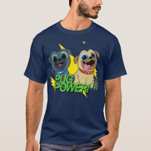 Camiseta Cachorro Pupido Pals Pug Power