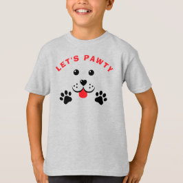 Camiseta Cachorro Puppy Deixa Pawthday Kid