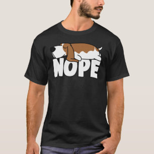 Camiseta Cachorro Que Apanhava Tee Engraçado Cachorro Pregu