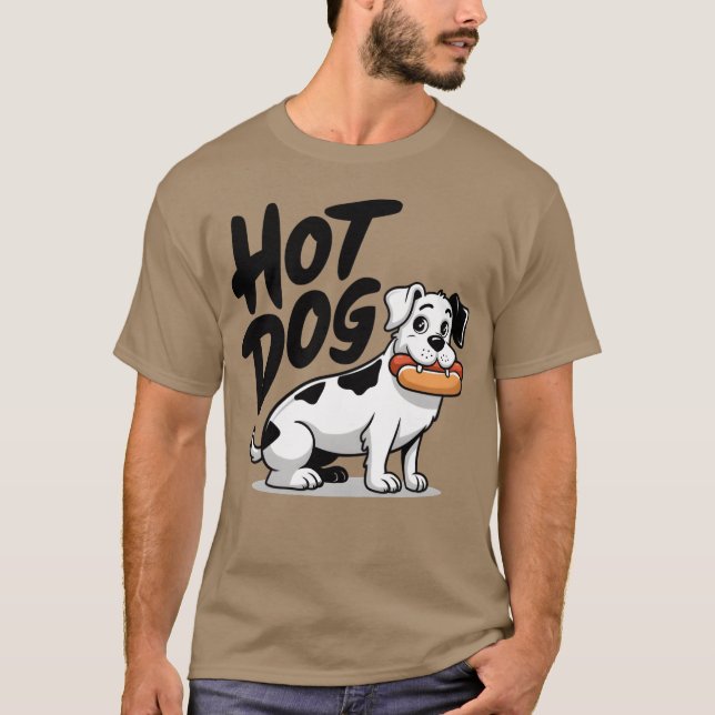 Camiseta Cachorro quente (Frente)