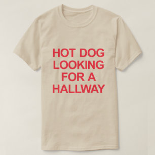 CAMISETA CACHORRO QUENTE À PROCURA DE UM CAMINHO