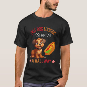 Camiseta Cachorro Quente À Procura De Uma Comida Rápida Eng