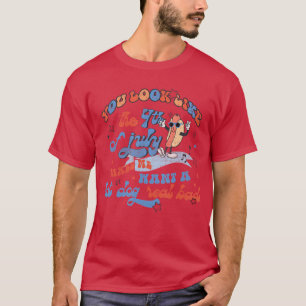 Camiseta Cachorro Quente Ama Os EUA Engraçados Você Parece 