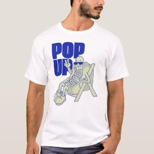 Camiseta Cachorro-Quente Cartoon Arte Retro Pop Up