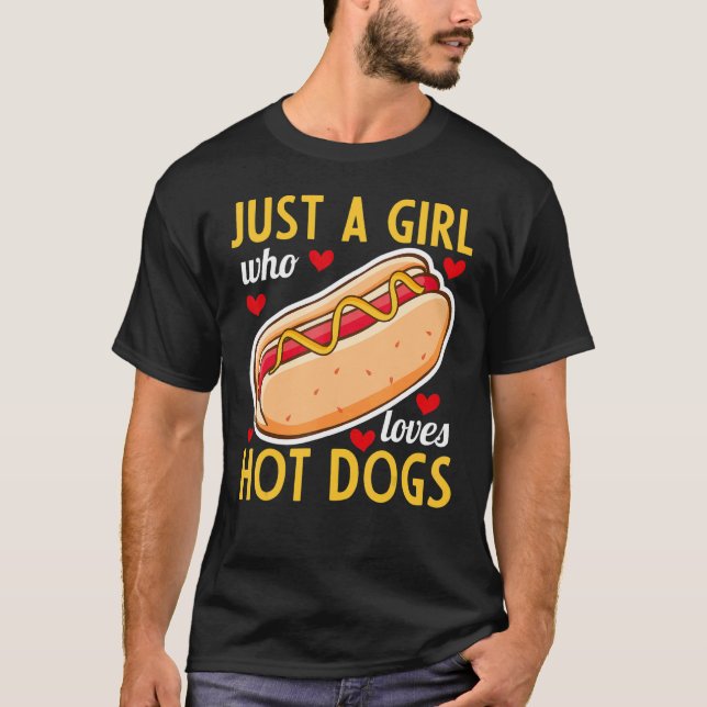 Camiseta Cachorro Quente Comendo Cachorro Quente Apenas Uma (Frente)