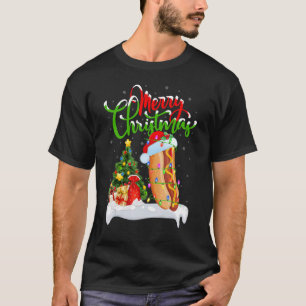 Camiseta Cachorro Quente Comida Decorações De Natal Cacho