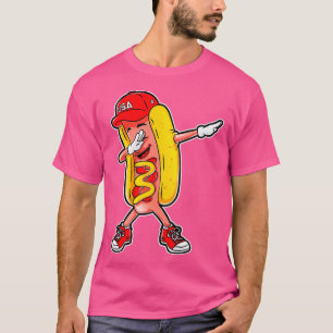 Camiseta Cachorro Quente Dabbing T shirt Engraçado Memóri