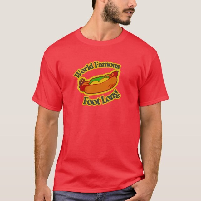 Camiseta Cachorro quente de Cara de Myrtle Beach (Frente)