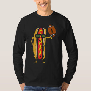 Camiseta Cachorro Quente de Futebol Americano Comida Espo