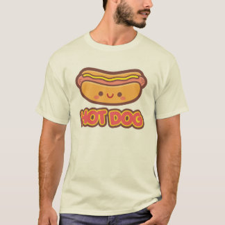 Camiseta Cachorro quente de Kawaii