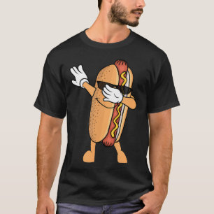 Camiseta Cachorro-Quente Debulhando Engraçado