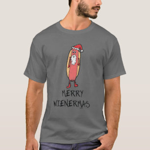 Camiseta Cachorro Quente Do Bobo Wienermas Do Casado Vintag