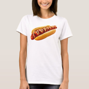Camiseta Cachorro-quente do SlipperyJoe's com vibe de churr