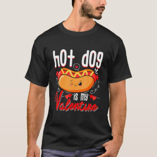Camiseta Cachorro Quente É O Meu Namorados, Dia de os namor