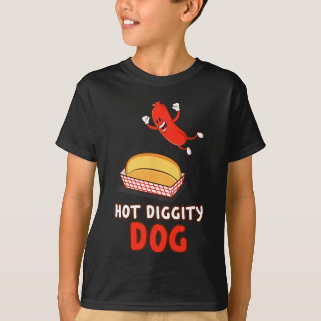 Camiseta Cachorro Quente Engraçado (Frente)