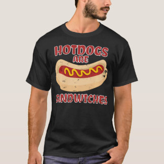 Camiseta Cachorro Quente Engraçado É Sanduíche Sanduíche de