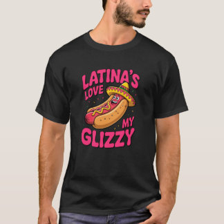 Camiseta Cachorro Quente Engraçado Glizzy Jogo Forte Gráfic