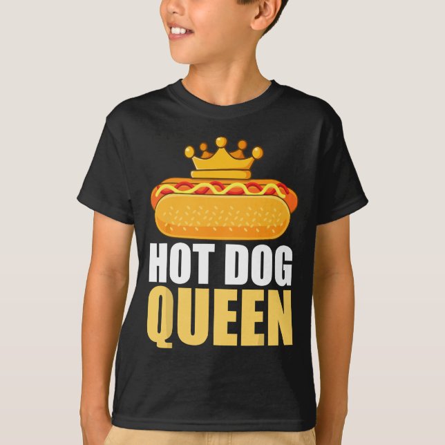 Camiseta Cachorro Quente Engraçado Para Mulheres Meninas Gr (Frente)