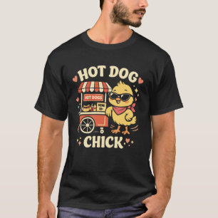Camiseta Cachorro Quente Frango Adulto Menina Frango Cachor