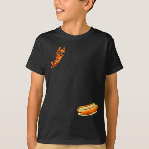 Camiseta Cachorro-quente mergulho alto mergulho engraçado c