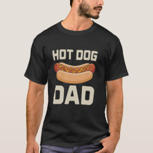 Camiseta Cachorro-Quente Pai Pai Amante De Comida Comida Rá