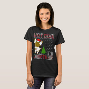Camiseta cachorro quente seu tshirt do Natal