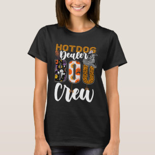 Camiseta Cachorro Quente Vendedor Equipe Boo Partida de Hal