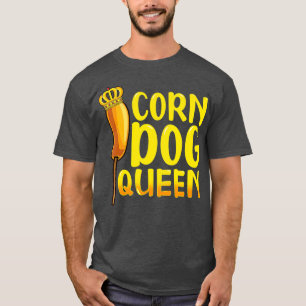Camiseta Cachorro Rainha Engraçada Corndog Engraçado Encant