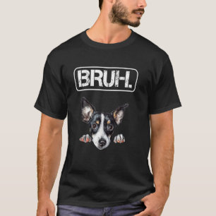 Camiseta Cachorro Rat Terrier Engraçado Amante de Cães