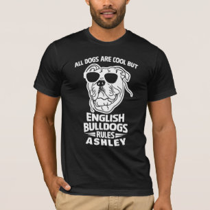 Camiseta Cachorro Regra Bulldog Inglês Legal