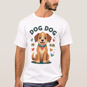 Camiseta Cachorro Resgate Fofo Vintage Salve Uma Vida Carto