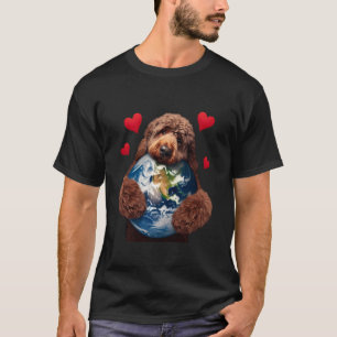Camiseta Cachorro Retriever de Capa Encaracolada Dia da Ter