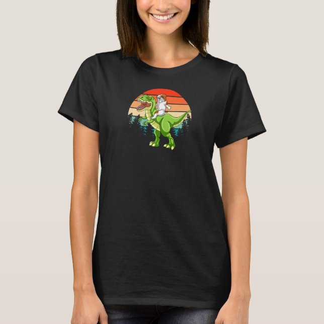 Camiseta Cachorro Rex Dinosaur, Bull Terrier, inglês (Frente)