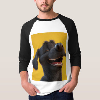 Camiseta cachorro rindo