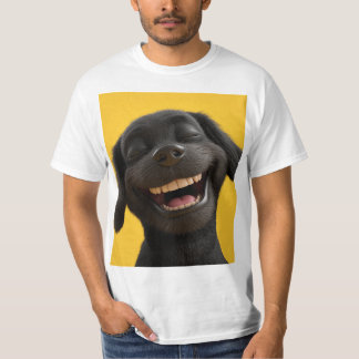 Camiseta cachorro rindo