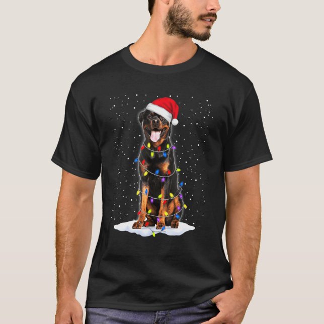 Camiseta Cachorro Rottweiler 2 (Frente)