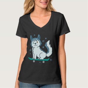 Camiseta Cachorro rouco Adora Skateboard