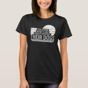 Camiseta Cachorro Sabe O Que Se Prende Com As Pessoas Os Ca