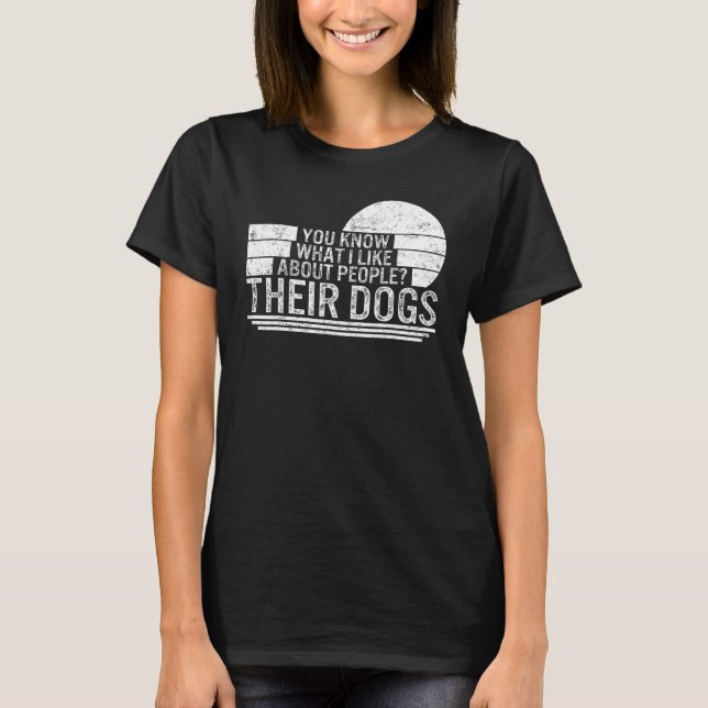 Camiseta Cachorro Sabe O Que Se Prende Com As Pessoas Os Ca (Frente)