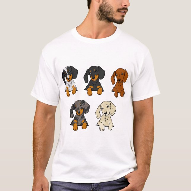 Camiseta Cachorro-salsicha (Frente)