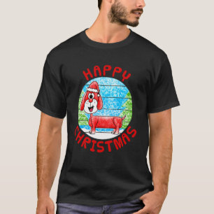 Camiseta Cachorro Salsicha Dachshund Natal Funilário