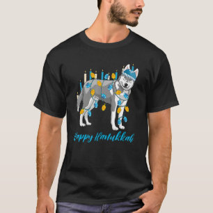 Camiseta Cachorro Salsicha Menorah Festivo Mazel Tov Hanukk