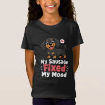 Camiseta Cachorro Salsicha Personalizada Corrigiu 