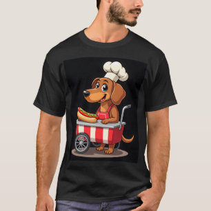 Camiseta Cachorro Salsicha Sanduíche Cachorro-quente Dachsh