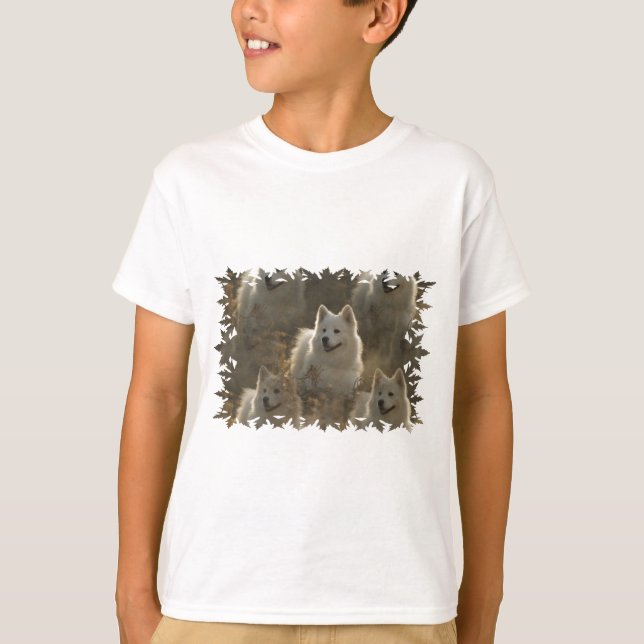 Camiseta Cachorro Samoyed Breed (Frente)