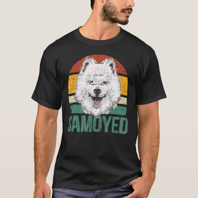 Camiseta Cachorro Samoyeed Proprietário do Cachorro Samoyed (Frente)