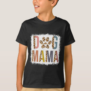 Camiseta Cachorro Sangrado Mamãe Leopardo E Mãe Mãe Mãe Mãe
