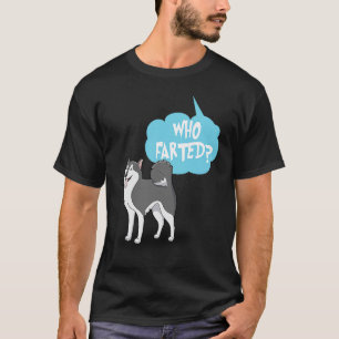 Camiseta Cachorro Sanitário Siberiano Que Fazia Fartura